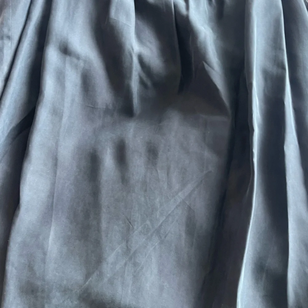 Michael Kors women’s navy silk sleeveless top with scoop braided neckline - Picture 6 of 9